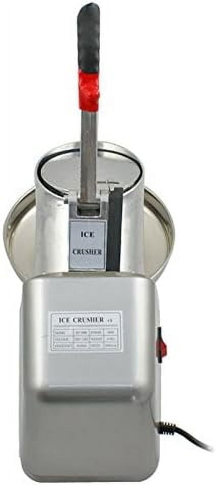 Electric Ice Shaver Machine Snow Cone Maker 300W 2000r/min Ice Crushers w/Stainless Steel Blade for Home and Commercial Use, Set of 1