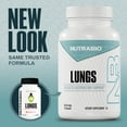 thumbnail image 2 of NutraBio Lungs Supplement - Blend of Immuno-LP20 and Natural Extracts to Help Support Respiratory & Immune Health, 2 of 9
