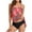 Watermelon Red, variant on YanHoo 2 Piece Tankini Sets for Women 2024 Two Piece Bandeau Tankini Swimsuits for Women Strapless Swim Top with Bikini Bottom Tummy Control Bathing Suits