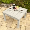 thumbnail image 3 of Highwood Adirondack Side Table - 24" W x 24" L x 16" H, Outdoor, Eco-friendly, Synthetic Wood, 3 of 6