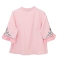 thumbnail image 5 of Women'S Embroidered Blouses，Womens Gauze Tops Boho Peasant Gauze Blouses Womens Linen Cotton Blouses Summer Gauze Shirts Beach Vacation Tshirts Cotton Linen Shirts For Women Peasant Blouse, 5 of 9