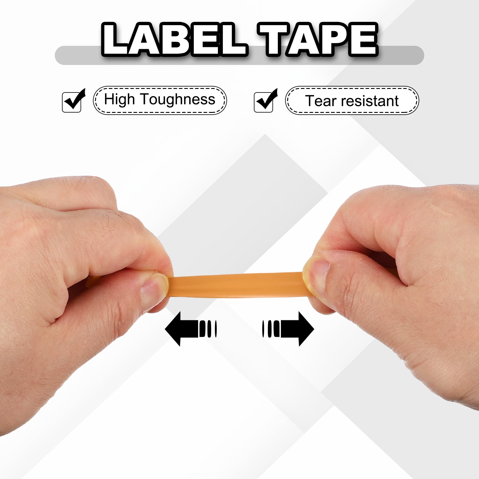12 Rolls Tape, 0.4"x216ft Instruments Identification Tape Colored PET Adhesive for Steam Capacitors Circuit Boards Motors Electronic, Orange