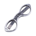thumbnail image 2 of Tijeras de pesca con llavero plegable de acero inoxidable (plata), 2 of 7