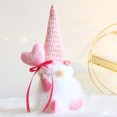 thumbnail image 3 of ZPAQI Valentines Day Gnome Plush Rose Flower Heart Scandinavian Tomte Elf Decorations, 3 of 21