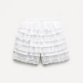thumbnail image 5 of BRGZLK Womens Half Slips Under Dress Tight Skirt Body Shaper Slimming Slip Fashion Vintage Beach Ruffle Wave Solid Color Plus Size, 5 of 5