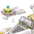 thumbnail image 3 of MesaSe Mini DIY Assemble Block Toy Figure Groom Bride Wedding Car Bricks Flower Building Blocks Special Model Set Toys for Children, 3 of 6