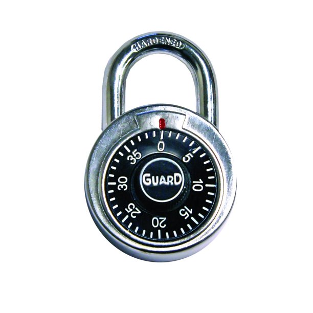 1500 Dial Combination Padlock, 2Inch, 3 number locking mechanism By Guard Security Walmart