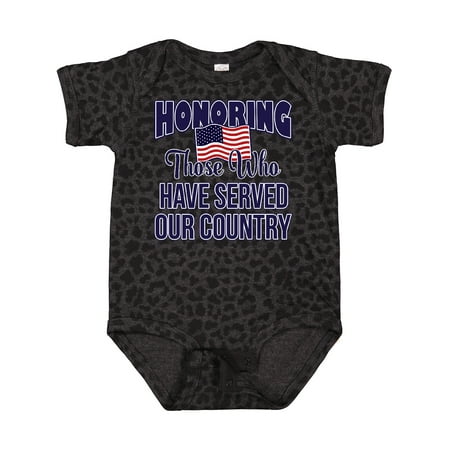

Inktastic Veterans Day Military Honoring Those Who Serve Gift Baby Boy or Baby Girl Bodysuit