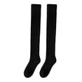 thumbnail image 4 of Calcetines hasta el muslo Hugo para botas 50 cm algodón negro, 4 of 10