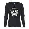 thumbnail image 2 of Wild Bobby, This is What an Amazing Mom Looks Like, Mother's Day, Women Graphic Long Sleeve T-Shirt, Black, Small, 2 of 3