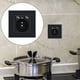 thumbnail image 4 of Toma De Corriente USB De Pared Toma De Puerto De Carga Con USB Para Electrodomésticos Negro Baoblaze Zócalo del puerto, 4 of 8
