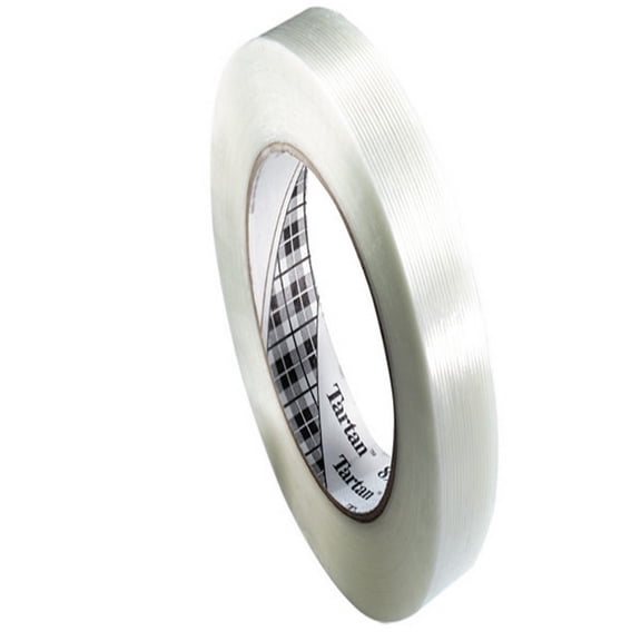 3M 8934 Strapping Tape 1/2" X 60 Yard (72 Roll/Case)