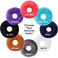 thumbnail image 6 of Cheer Collection Round Donut Pillow - Super Soft Microplush Doughnut Pillow and Comfy Seat Cushion for Kids and Adults, 6 of 6