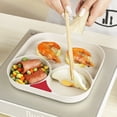 thumbnail image 3 of RV Sartén dos en uno Maifanshi, sartén para huevos antiadherente de fondo plano, mini sartén para cocina, sartén para bistec (blanco de dos agujeros) brillar  Electrónica, 3 of 5