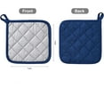 thumbnail image 6 of Kitchen Pot Holders Set of 6 Heat Resistant Pure Cotton Potholders Kit Trivets Large Coasters Hot Pads, Terry Pot Holders for Everyday Cooking and Baking, 7 x 7 Inch, 6 of 7