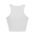 thumbnail image 5 of Camisole Tops for Women,Solid Vest Sleeveless Tank Round Neck Blouse Casual Comfortable Summer Top,Womens Tops,M,Z03 White, 5 of 5