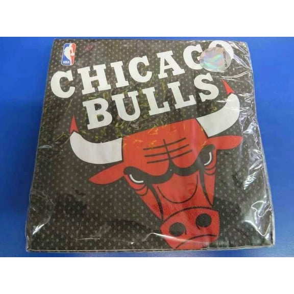 Chicago Bulls Nba Pro Basketball Sports Banquet Party Paper Luncheon Napkins