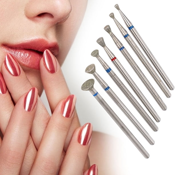 Broca De Manicura Con De Diamante, Herramienta Multifuncional Con Cabezal De Pulido Para Uñas, Vidrio, Plástico, Metal, Piedra, Baldosas De Cerámica Con Material De Acero De