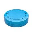thumbnail image 2 of Metal Case Double Layer, Portable Travel Lip Balm Nose Pack Container Can, Sturdy Iron Pill Box for Pocket Storage Daily Use, Sky Blue, 2 of 6