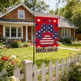 thumbnail image 4 of ddioayh Double-Sided Patriotic Garden Flag With Paw Print Design 30x45cm Durable Outdoor Decoration For Yard Porch Patio, 4 of 6