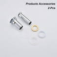 thumbnail image 5 of 2 Pcs Bathroom Sink Drain with Overflow, Vessel Sink Lavatory Vanity Pop Up Drain Stopper, 304 Stainless Steel, 5 of 6