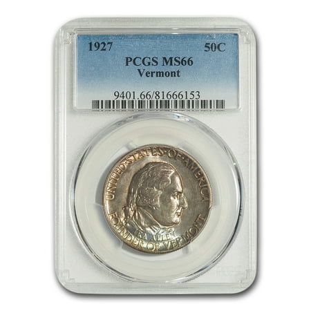 1927 Vermont Sesquicentennial Half Dollar MS-66 PCGS