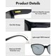 thumbnail image 2 of Gafas de sol para usar sobre lentes Meeloog para mujer, polarizadas UV400, 2 of 6
