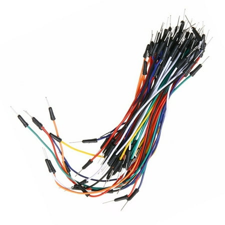 

65Pcs Male To Male Bread Board Solderless Wires Breadboard Jumper for Arduino