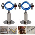 thumbnail image 3 of MasteelfCA 2pcs Adjustable Stainless Steel Hose Clamps Water Pipe Clips Tube Bracket Clamp, 3 of 7