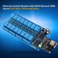 thumbnail image 3 of Ethernet Control Module With 16Channel Relay RJ45 Port Board Controller For LAN WAN   WEB Server, 3 of 8