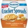 Kraft Philadelphia: Spreadable Cheese Cheddar With Monterey Jack Cracker Spreads, 6.5 oz
