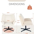 thumbnail image 3 of Silla FurnitureR Sillón Individual Moderna Beige, 3 of 8