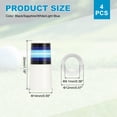 thumbnail image 2 of Ferrules de Hierro para Golf Uxcell, Accesorios de Golf 4Pack - Negro/Safiro/Blanco/Azul Claro, 2 of 6