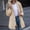 #0197-Beige, variant on TaTaai Women's Loose Fit Waterproof Hooded Jacket Casual Raincoat with Pockets for Daily Outdoor Weekend