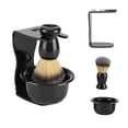 thumbnail image 2 of Garosa Bol de Rasage, 3 Pcs Brosse à Raser Professionnelle pour Hommes + Support / Support + Ensemble de Bols, Support de Brosse à Raser, 2 of 8