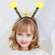 thumbnail image 3 of Party Bopper Antena Diadema Insecto Dirección del Cabello Abeja Hormiga Mariquita Banda para el Cabello Niños Adultos Accesorios de Disfraces Favores de Fiesta de Cumpleaños (Negro) JM, 3 of 5
