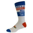 thumbnail image 4 of Men's That's A Horrible Idea What Time Socks Funny Party Drinking Novelty Vintage Footwear, 4 of 9
