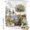 White, variant on Shower Curtain Floral Bird Shower Curtains for Bathroom Decor, Waterproof Polyester Shower Curtain Set with Hooks, Extra Long 72" x 84" Farmhouse