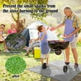 thumbnail image 4 of Fire Pit Mat Square Heat Resistant Ember Mat,Fireproof Mat Deck Protector,Grill Mat for Grass Lawn Protection Wood Burning BBQ Smoker Pad - 39.4x39.4Inch, 4 of 7