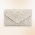 thumbnail image 2 of ibiyuan Women'S Shoulder Handbags Lace Overlay Minimalist Satin Evening Clutch Bag for Women, Elegant Handbag for Formal Party Wedding Occasions Grandma Gifts, 2 of 6