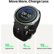Amazfit Active 2 Smart Watch 44mm, GPS Maps with Direction, Fitness Tracker, 10 Day Battery, Sleep Monitor, 160+ Sport Modes, Water Resistant, for Android & Apple iPhone, Black Silicone