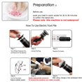 thumbnail image 5 of ShuxiuWang Lijadora profesional de pedicura para pies velocidad ajustable color negro 60 discos de papel de LIJA de repuesto, 5 of 5