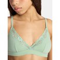 thumbnail image 3 of No Boundaries Fit Stretch Triangle Bralette with Lace, Women's XS-3XL, 3 of 4