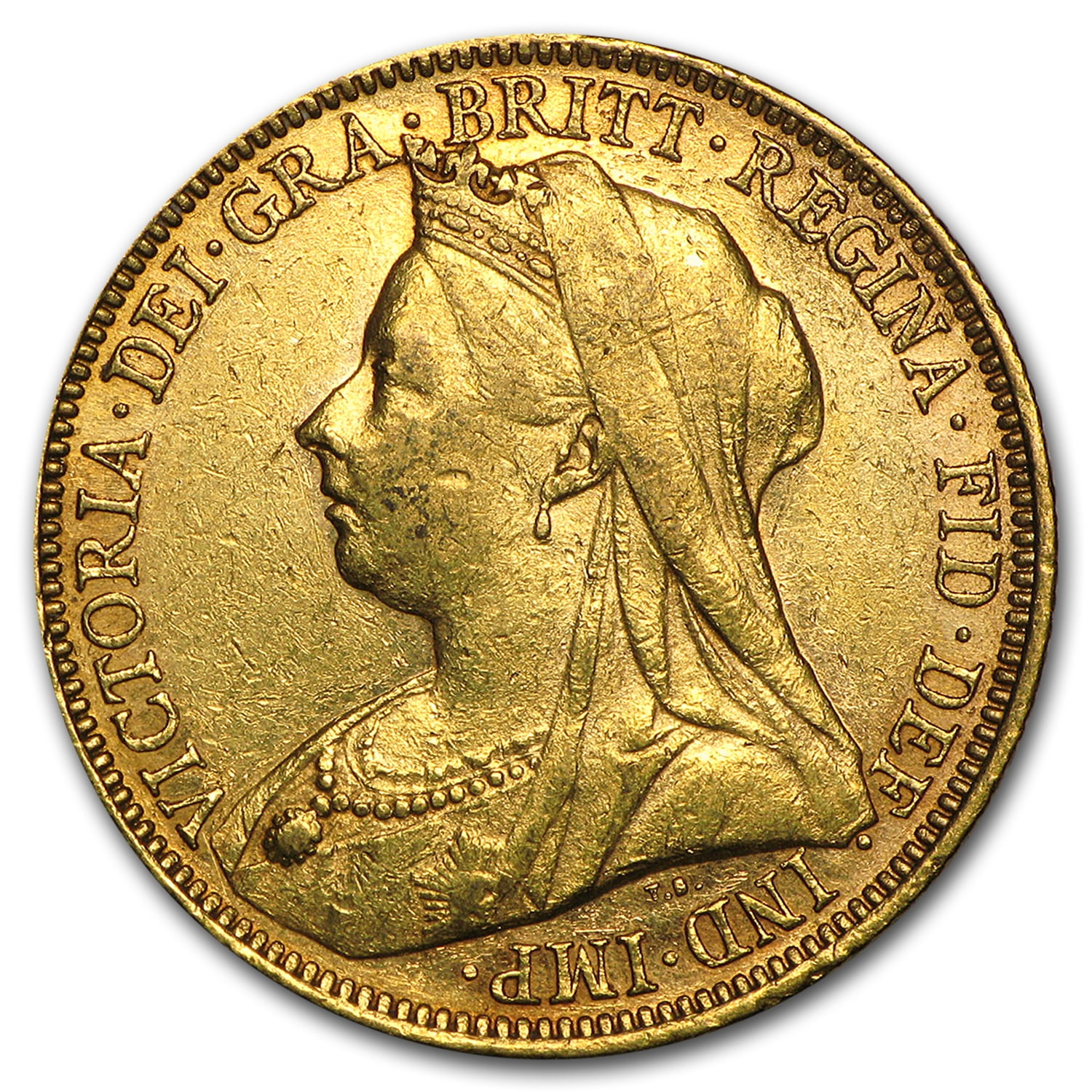 Royal Mint - 1893-1901-S Australia Gold Sovereign Victoria Veil Head