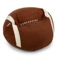 thumbnail image 2 of Big Joe Sports Ball Child-Sized Bean Bag Chair, Football Plush, Soft Polyester, 2.5 feet, 2 of 8