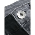thumbnail image 4 of Lamuusaa Men Casual Jeans, Solid Color Long Trousers with Broken Holes, S/ M/ L/ XL/ XXL/ XXXL, 4 of 9