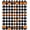 Black White Orange, Pattern 15, variant on ODIKA 8'x10' Washable Area Rug Halloween Plaid Pumpkin Striped Border Door Doormat Layering for Living Room, Under Sectional, Family , Durable, Non-Slip
