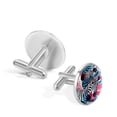 thumbnail image 3 of Zebra Elegant Dress Shirt Cuff Links Set Made of Stainless Steel for Formal Occasions, 3 of 6