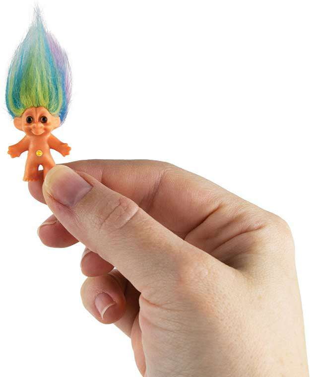World's Smallest Good Luck Trolls Good Luck Troll Micro Figure (Purple)
