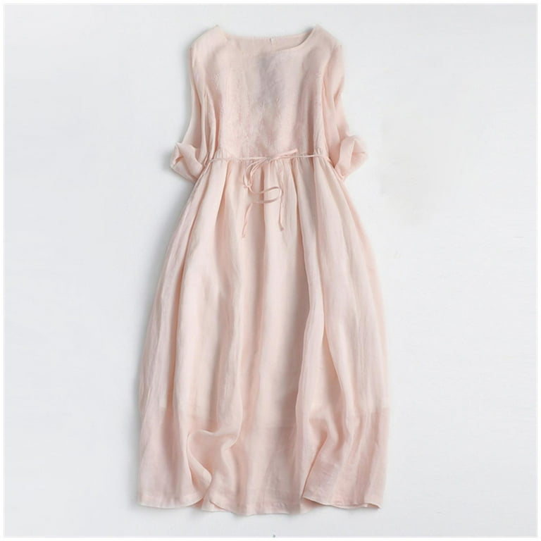 Puntoco Plus size dresses Women Lace Patchwork Midi Dress Half Sleeve Party Dresses Solid Color Lace Up Drawstring Waist Elegant Cocktail Dress Pink L(L) - Walmart.com Puntoco Plus size dresses Women Lace Patchwork Midi Dress Half Sleeve Party Dresses Solid Color Lace Up Drawstring Waist Elegant Cocktail Dress Pink L(L) - Walmart.com